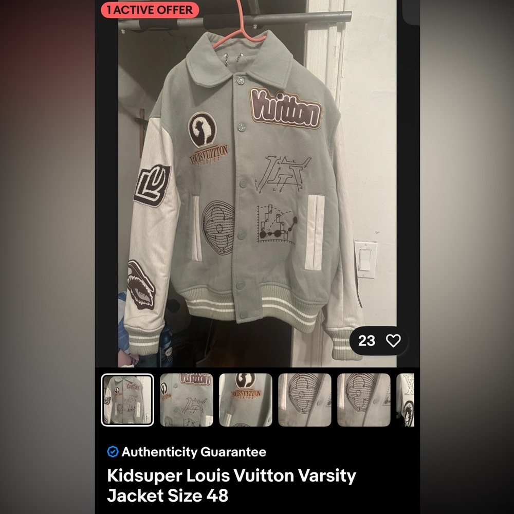 Kidsuper X Louis Vuitton Varsity jacket size 48